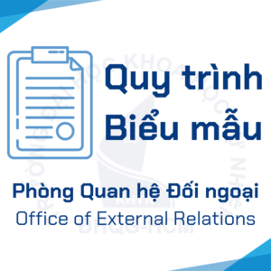 Quy trình_Biểu mẫu – Phòng Quan hệ Đối ngoại