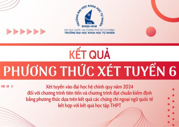 THÔNG BÁO: ĐIỂM CHUẨN TRÚNG TUYỂN PHƯƠNG THỨC XÉT TUYỂN 6 NĂM 2024