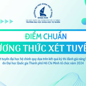 THÔNG BÁO: ĐIỂM CHUẨN TRÚNG TUYỂN DỰA TRÊN KẾT QUẢ  KỲ THI ĐÁNH GIÁ NĂNG LỰC CỦA ĐHQG-HCM NĂM 2024